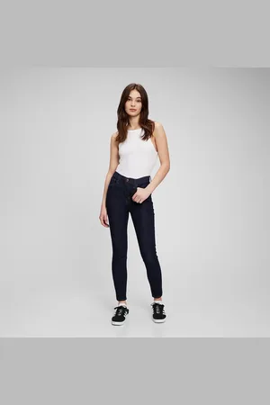 GAP Kalhoty Denim Pants Skinny - High Rise W26