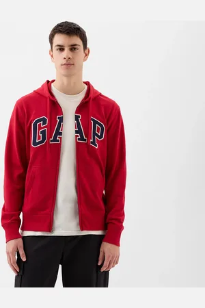 GAP Mikina French Terry Fullzip Logo Hoodie XS