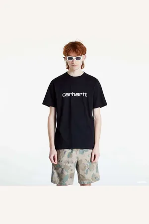 Carhartt Tričko S/S Script T-Shirt Black/ White M