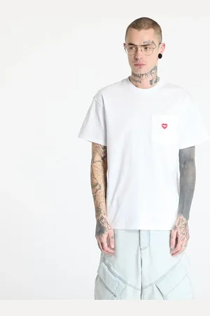 Carhartt Tričko S/S Pocket Heart T-Shirt UNISEX White/ Red L