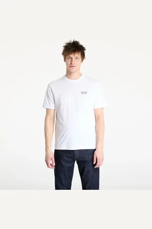 EA7 Tričko Train Logo Series M Tee Ss White/ Black S