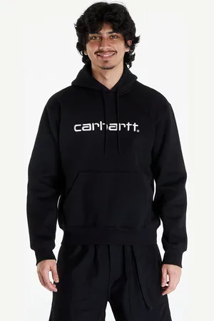 Carhartt Mikina Hooded Carhartt Sweat Black/ White M