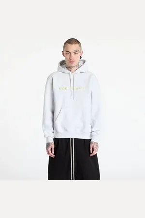 Carhartt Mikina Hooded Carhartt Sweat UNISEX Ash Heather/ Air Green L