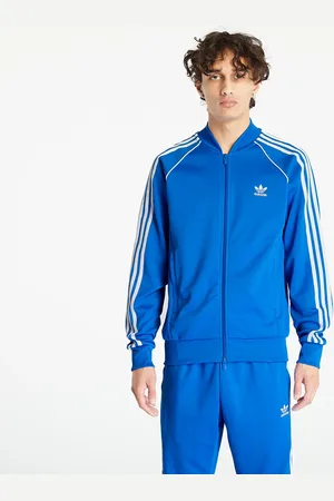 adidas Mikina adidas Adicolor Classics Sst Track Top Blue Bird/ White L