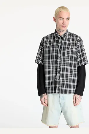 Wasted Paris Košile M Yard Tartan Shirt Age Black/ White L