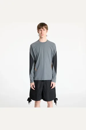 Reebok Tričko Longsleeve Run Tee UNISEX Grey 3/ Washed Black S