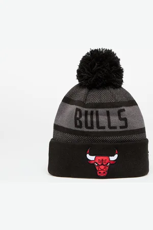 New Era Čepice Chicago Bulls Knit Medium NBA Jake Cuff Beanie Graphite/ Dark Graphite Universal
