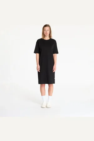 Urban classics Šaty Ladies Organic Oversized Slit Tee Dress XS