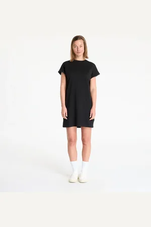 Urban classics Šaty Ladies Organic Cotton Cut On Sleeve Tee Dress XS