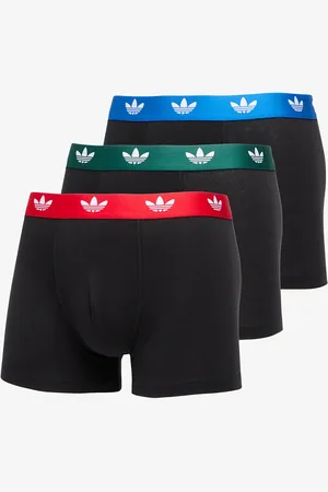adidas Boxerky adidas Comfort Flex Cotton Trunk 3-Pack Black/ Multicolor S