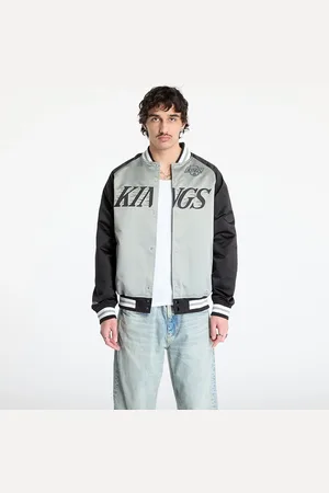 Mitchell & Ness Bunda NHL Double Clutch Lw Satin Vintage Logo Kings Jacket Grey/ Black M