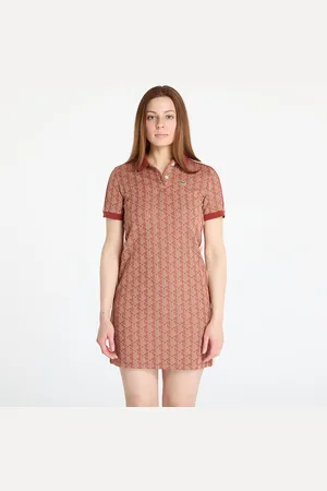 Lacoste Šaty Jacquard Dress Iberis/ Latte S