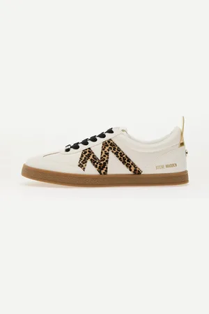 Steve Madden Tenisky Degree White/ Leo EUR 36