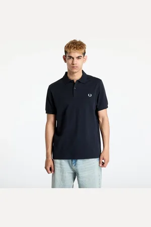 Fred Perry Tričko The Shirt Navy/ Mint Blue M