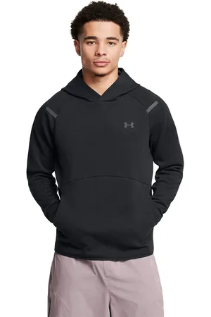 Under Armour Mikina Unstoppable Fleece Hooded EU Black/ Black S