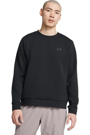 Under Armour Mikina Unstoppable Fleece Crew EU Black/ Black S