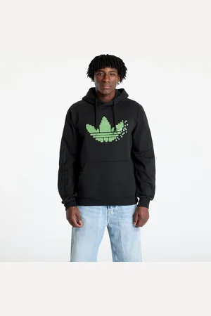 adidas Mikina adidas x Minecraft Graphic Hoodie Black/ Black XXL