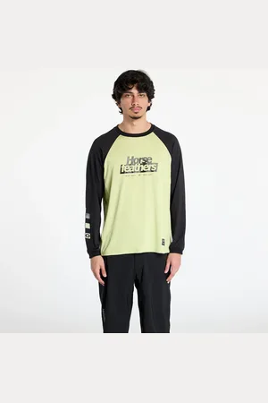 Horsefeathers Tričko Spike Long Sleeve Bike Jersey Nile/ Black M