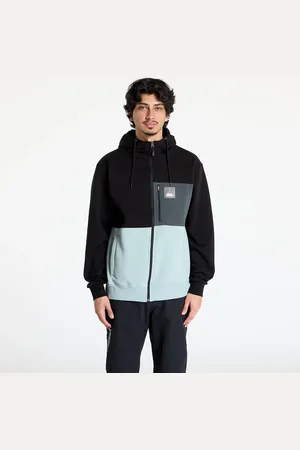 Horsefeathers Mikina Vick Sweatshirt Black/ Blue Haze S