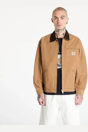 Carhartt Bunda OG Detroit Jacket UNISEX Hamilton Brown/ Tobacco Aged Canvas L