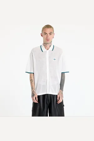 adidas Košile adidas Button Down Knitted Shirt White/ Wonder White S