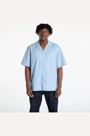 Carhartt Košile S/S Delray Shirt UNISEX Frosted Blue/ White M