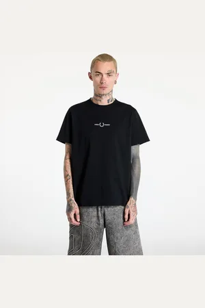 Fred Perry Tričko Embroidered T-Shirt S