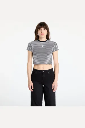 Guess Tričko Go Core Stripe Baby Print T-Shirt M