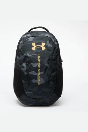 Under Armour Batoh Hustle 6.0 Backpack Black/ Black/ Metallic Gold Universal