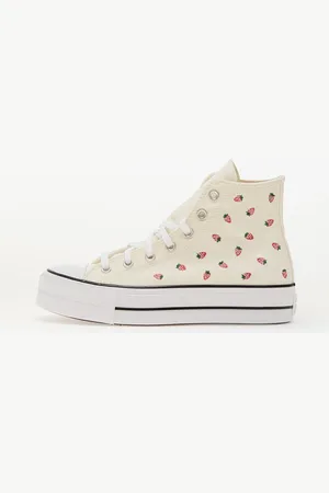 Converse Tenisky Chuck Taylor All Star Lift Egret/ Soft Red/ White EUR 35