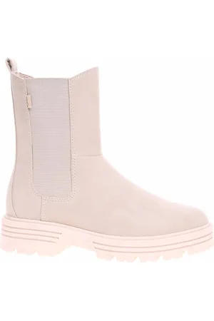 QS by s.Oliver Dámské polokozačky 5-25411-38 cream 37