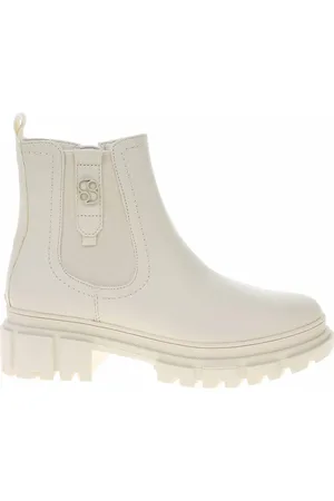 QS by s.Oliver Dámské polokozačky 5-25402-39 cream 39