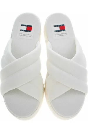 Tommy Hilfiger Dámské pantofle EN0EN02465 Ecru 38