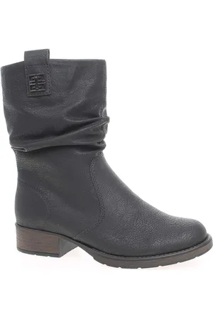 Rieker Dámské polokozačky Z9583-00 schwarz 38