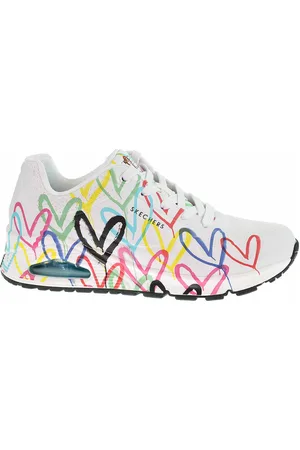 Skechers X JGoldcrown: Uno - Spread the Love white-multi 37