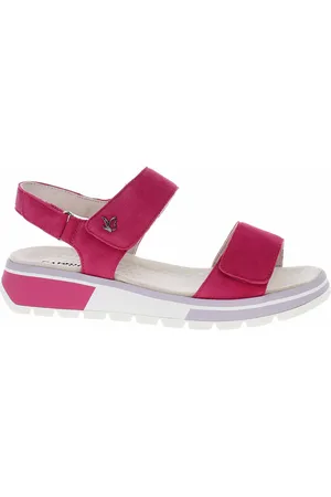 Caprice Dámské sandály 9-28705-20 fuchsia suede 41