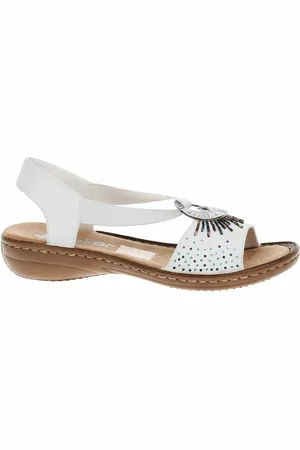 Rieker Dámské sandály 60880-80 weiss 37