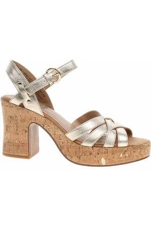 QS by s.Oliver Dámské sandály 5-28315-42 light gold 36