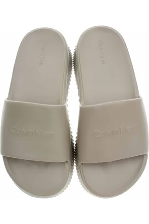 Calvin Klein Plážové pantofle HW0HW01973 PB1 Feather Grey 38