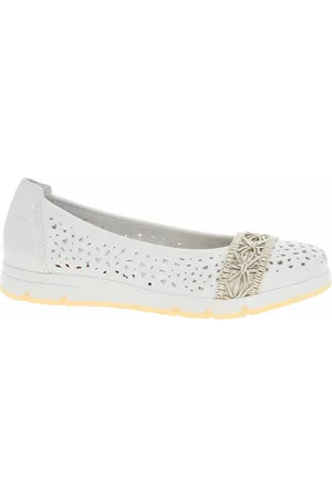 Rieker Dámské baleriny L3062-80 weiss 37