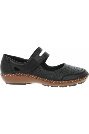 Rieker Dámské baleriny 44875-00 schwarz 37
