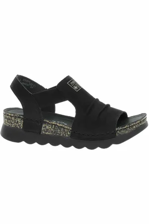 Rieker Dámské sandály 64463-01 schwarz 37
