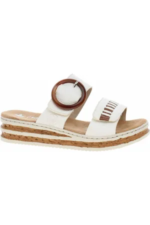 Rieker Dámské pantofle 62993-80 weiss 37