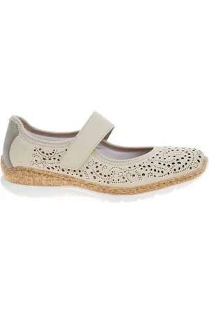 Rieker Dámské baleriny N4299-60 beige 37