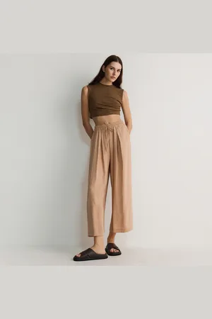 Reserved Kalhoty culotte z modalu