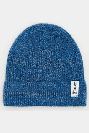 Reserved Čepice beanie s nášivkou