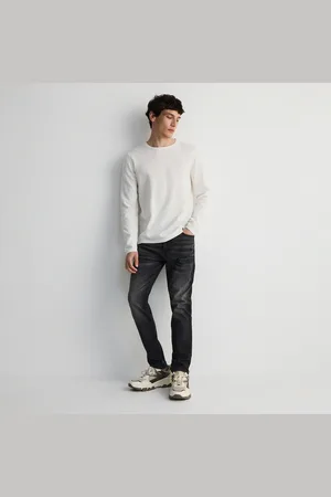 Reserved Džíny s ošoupáním slim fit