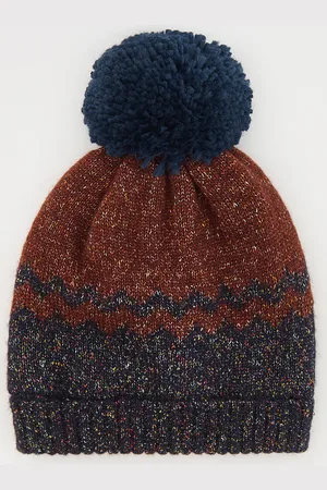 Reserved Čepice beanie s bambulí