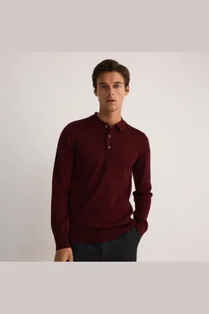 Reserved Polo svetr s příměsí vlny