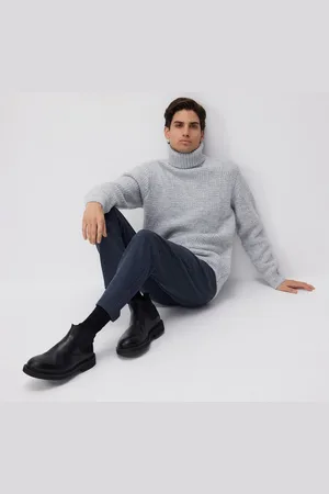 Reserved Kalhoty chino slim s příměsí viskózy